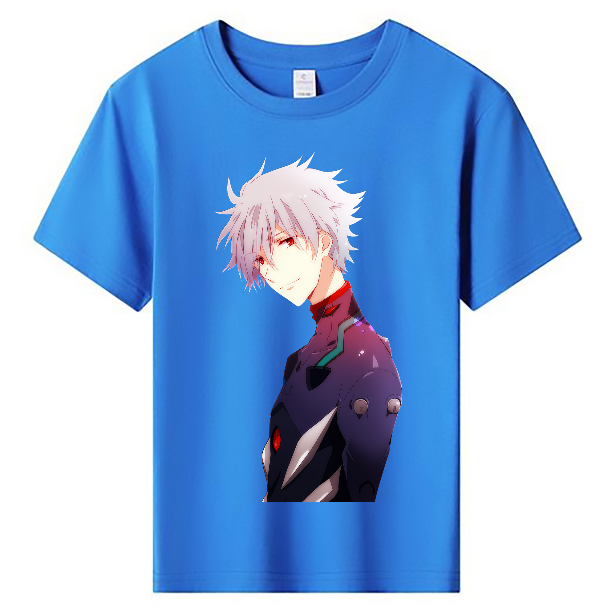 （画像用） EVA 新世紀エヴァンゲリオン 綿100％キッズTシャツ（フロントプリント）